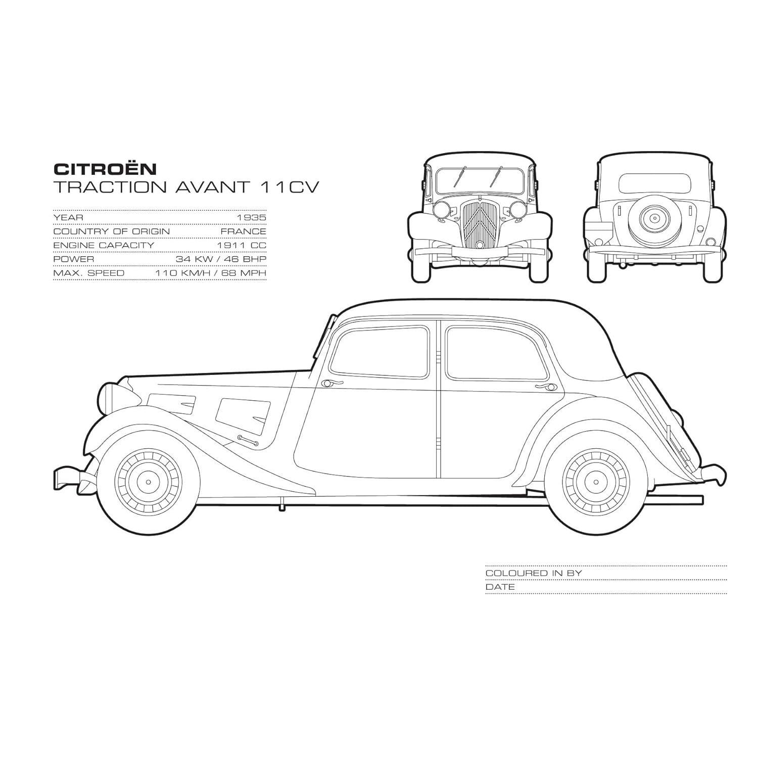 Sách Ultimate Car Colouring Book