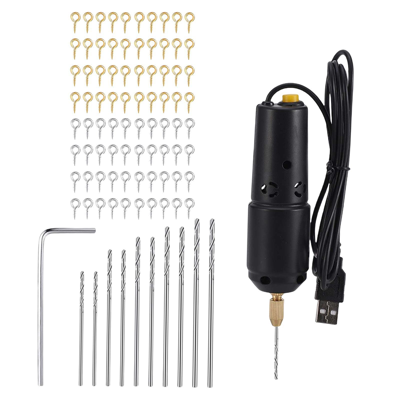 Mini Electric Drill Jewelry Tools for Keychains Making Wood DIY Wood Craft