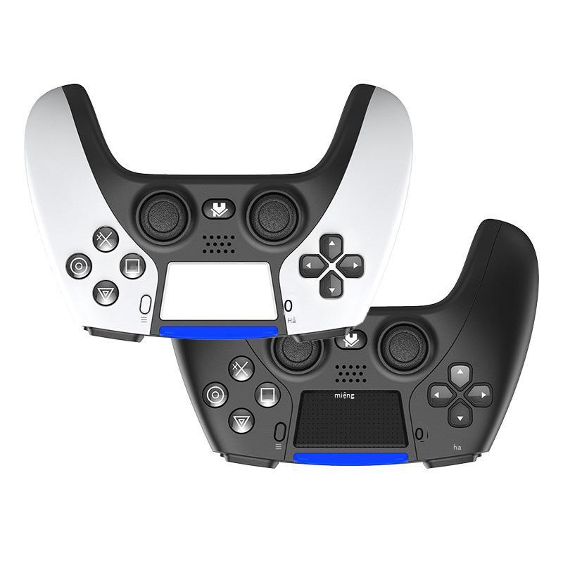 Bộ điều khiển trò chơi PS4 kiểu riêng kiểu mới nhất P4 Bộ điều khiển trò chơi không dây Bluetooth sáu trục rung kép có thể lập trình xuất hiện PS5
