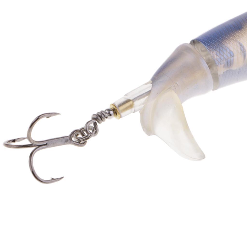 2x Fishing Lures Topwater Floating Hard Bait 10cm 13.2g Blue