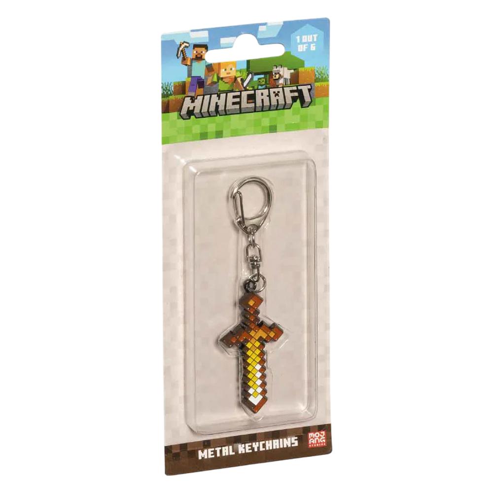 Móc Khóa Minecraft Bằng Kim Loại Mẫu 1 - Mojang Studios SWO/MC6010