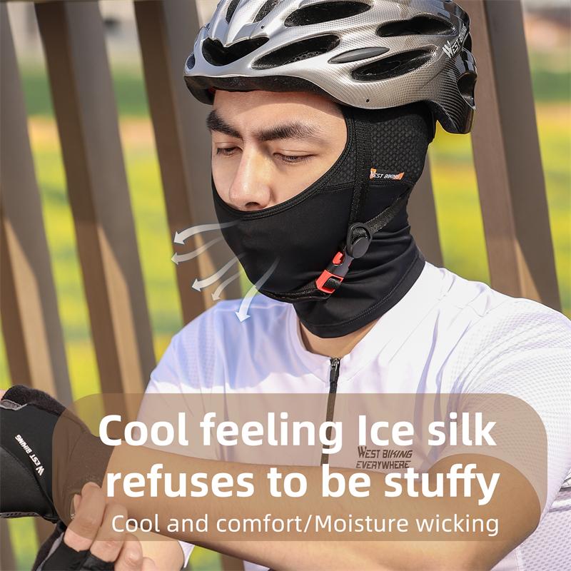 Tây đạp xe nam giới phụ nữ xe đạp mũ mùa hè mát mẻ xe máy balaclava ngoài trời chống tia UV bảo vệ áo choàng xe đạp áo sơ mi Color: Extended With Hole