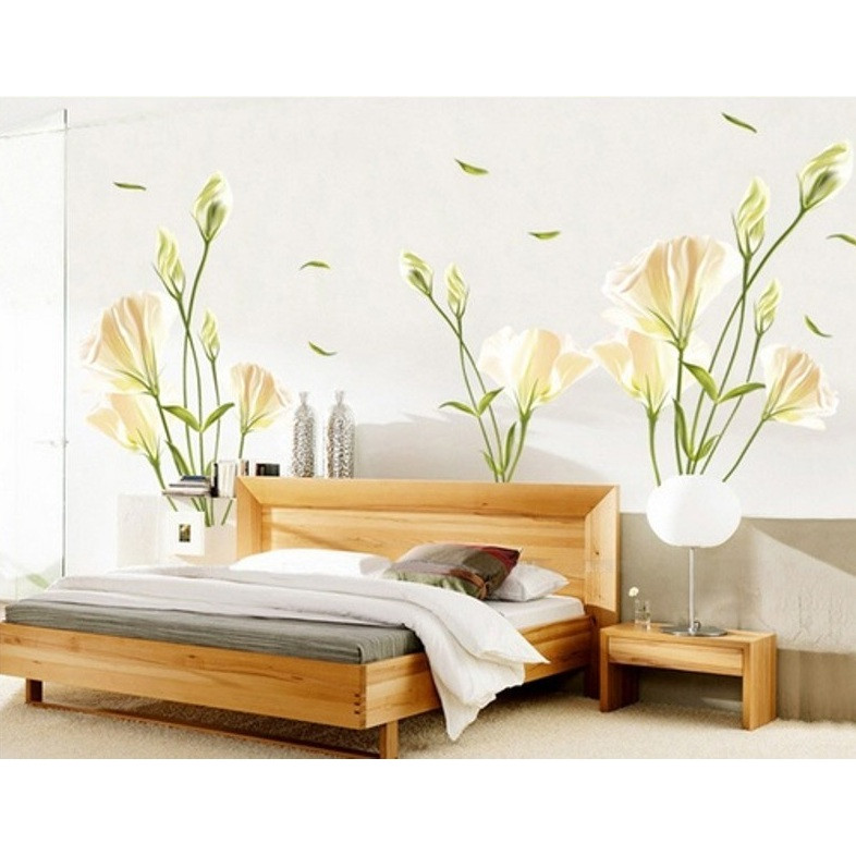 Decal dán tường - Vườn hoa khổng lồ