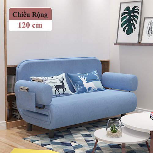 [FREESHIP + TẶNG GỐI] Ghế Sofa Giường Thông Minh Cao Cấp Sang Trọng, Giường Sofa 2 Trong 1 Đa Năng Với 5 Mức Điều Chỉnh Lưng Ghế Có Khóa Kéo Dễ Dàng Tháo Vệ Sinh