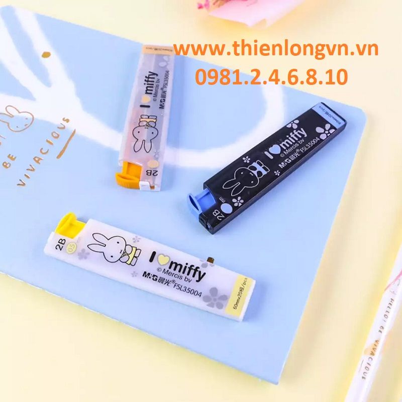 Ruột chì kim 0.5mm M&amp;G - FSL35004 - 2B (giao màu ngẫu nhiên)