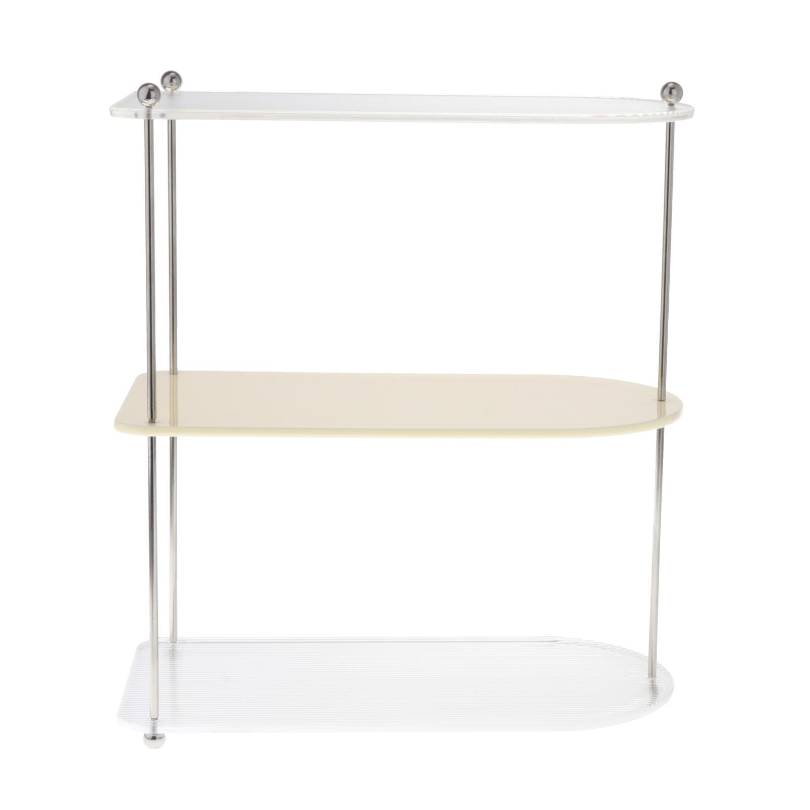 Layered Vanity Organizer Tray Holder Spice Rack for Bedroom Kitchen Dresser