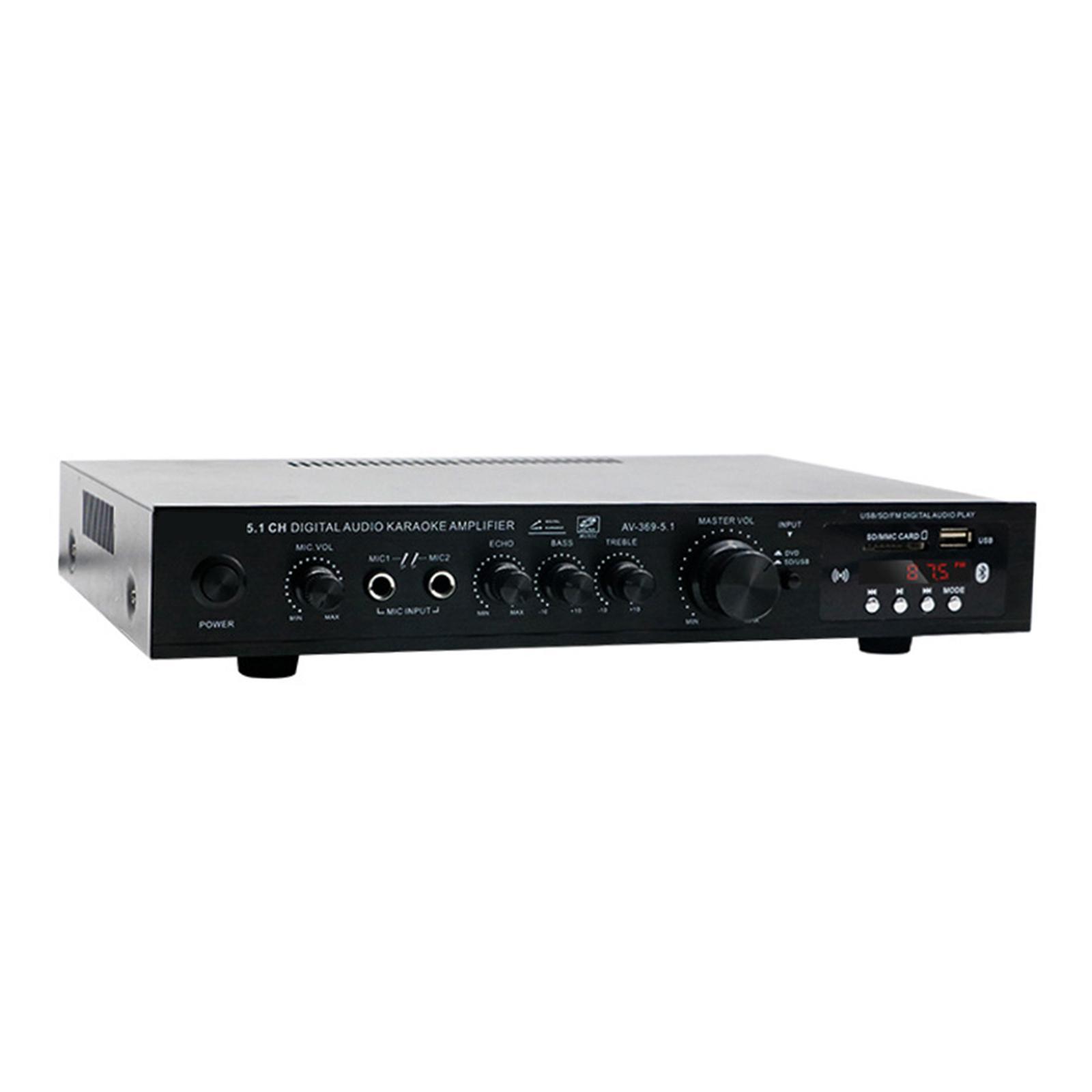 5.1 Channel Home Theater Receiver Surround Sound Lossless Decoding Audio Amp
