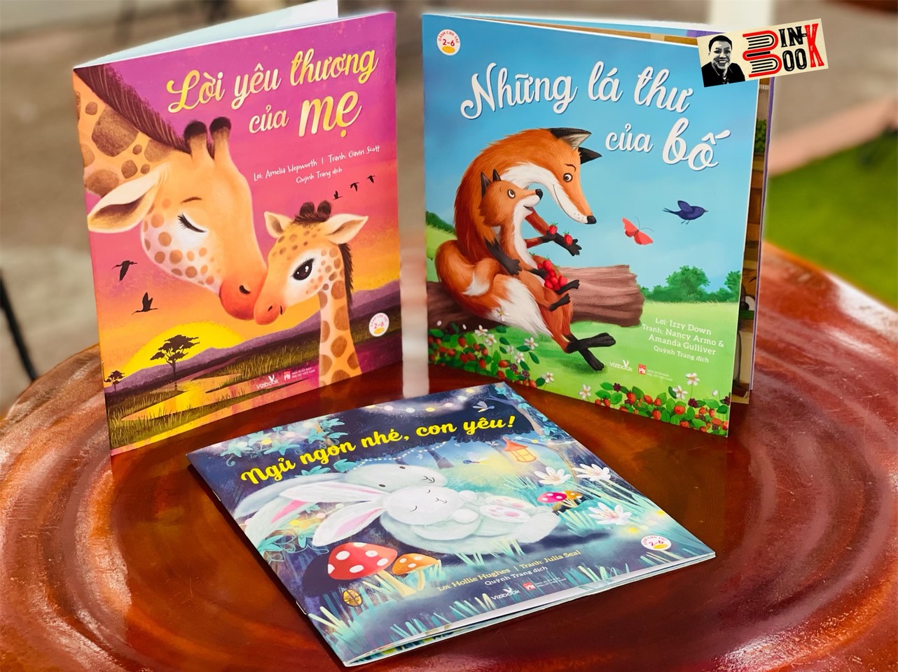 (Combo 3 cuốn có minh họa màu) NÓI LỜI YÊU THƯƠNG: Ngủ ngon nhé, con yêu! – Những lá thư của Bố - Lời yêu thương của Mẹ – Vizibook – NXB Phụ Nữ – (Bìa mềm)