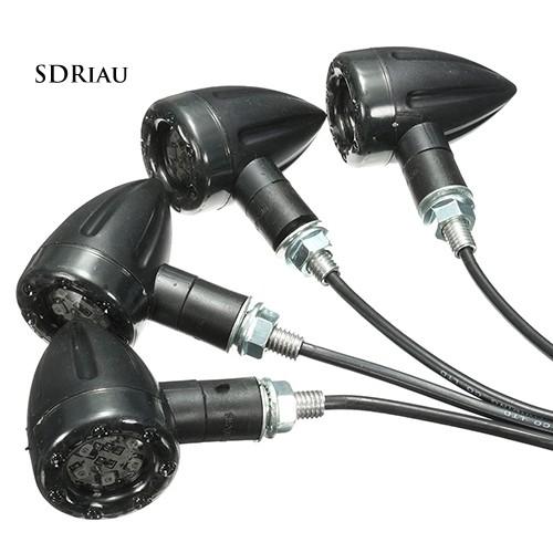 Set 2 đèn led báo rẽ gắn sau xe máy 12V