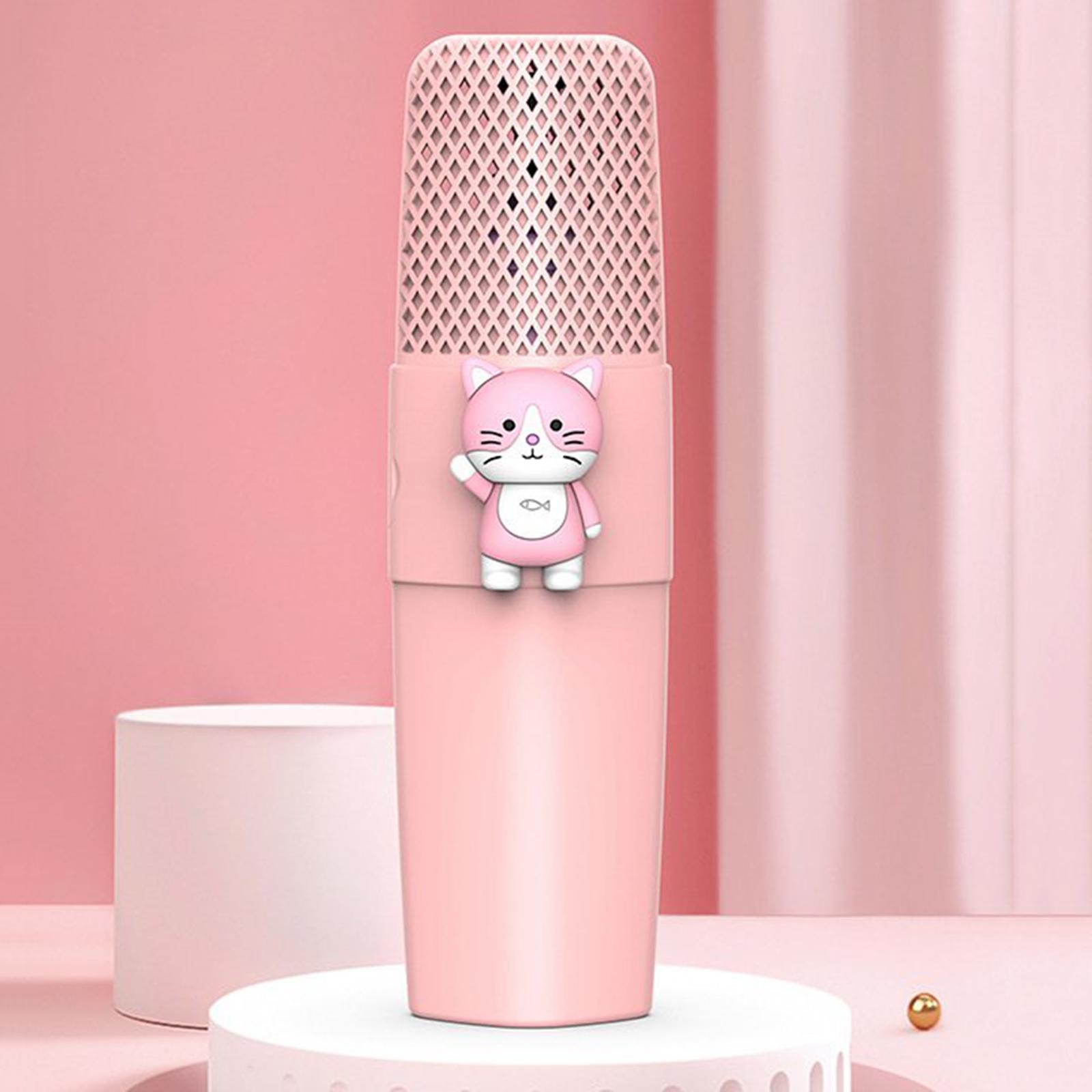 Karaoke Bluetooth 5.0 Microphone Handheld KTV Player for Kids