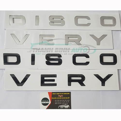 Bộ tem chữ nổi 3D DISCOVERY 5 màu