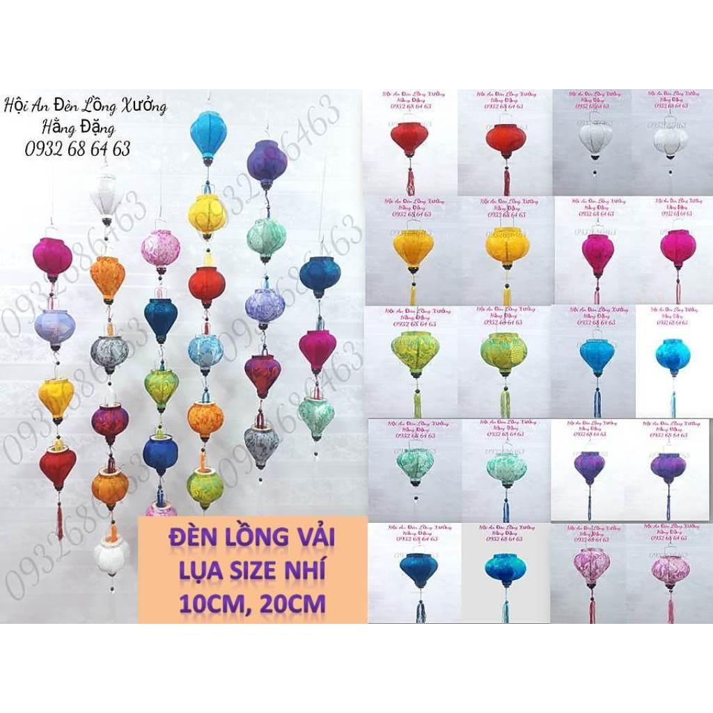 Đèn lồng Hội an size nhí 10cm,size 20cm () hoa văn đẹp mắt