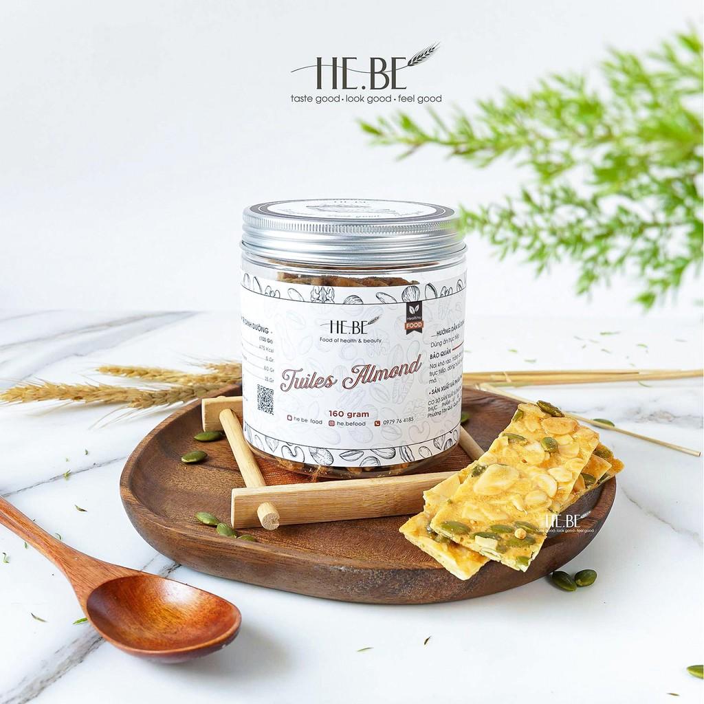 Bánh Ngói Hạnh Nhân Ăn Kiêng Siêu Hạt Chuẩn Keto By HeBe