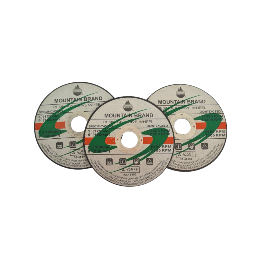 (Combo 5 Viên) Đá Cắt Sắt Núi 09 (MOUTAIN) 125x2x22mm Cắt Sắc Bén, Bền Bỉ, Ít Hao Mòn Và Độ Chính Xác Hoàn Hảo | TOPWIN Official Store