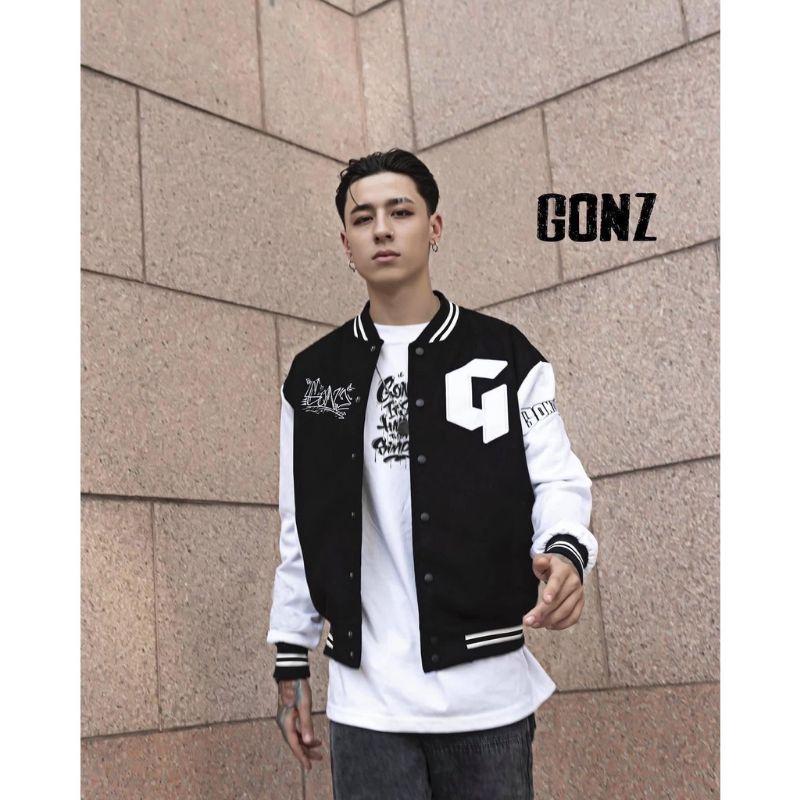 Áo Khóac nhung thêu Jacket Varsity Graffiti V3 shopanamy
