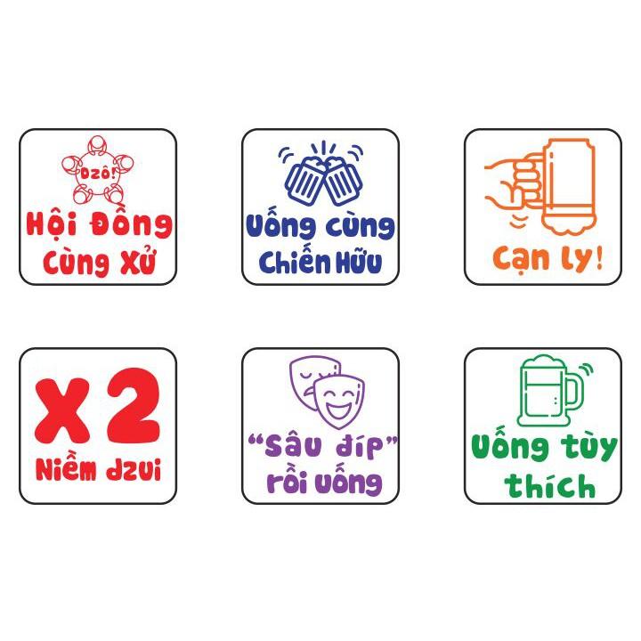 Cục Xì Ngầu, Cục Xúc Xắc, Cục Xí Ngầu 6 Mặt Như Hình