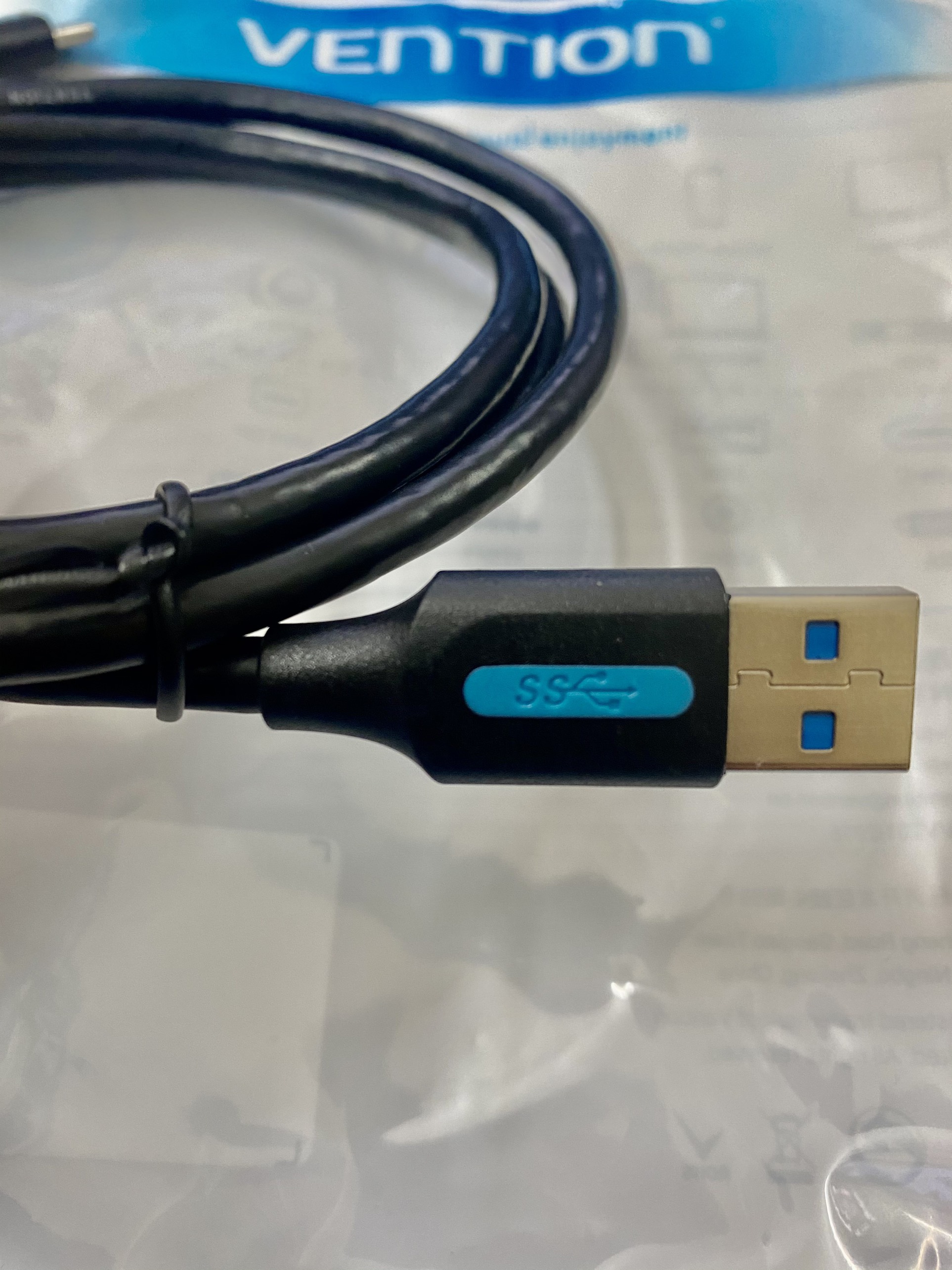 Cáp USB 3.0(M) to Type C(M) dài 1m Vention - COZBF-Hàng Chính Hãng