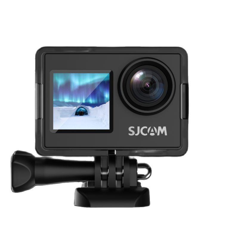 Máy ảnh hành động SJCAM SJ4000 Màn hình kép 4K 30PFS 4X Zoom WiFi Motorcycle Xe đạp Mũ bảo hiểm máy ảnh Sports Video Sports Video DV Máy ảnh DV