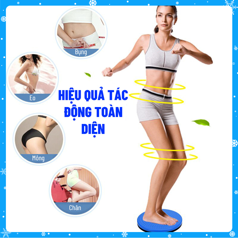 Đĩa Xoay Tập Eo - Bàn Xoay Tập Eo - Đĩa Xoay Eo Giảm Cân - Bàn Xoay Eo Tập Thể Dục Hiệu Quả, dụng cụ thể dục thể thao, dụng cụ tập gym tại nhà, nhựa pvc thân thiện môi trường - Xanh - Hàng Chất Lượng