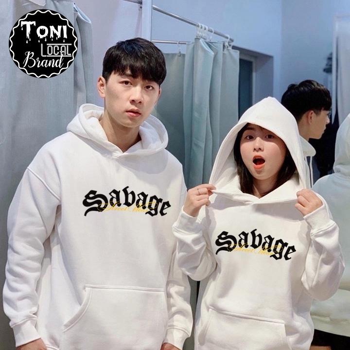 ( ) ÁO HOODIE Local Brand Unisex SABAGE Nỉ Bông Form Rộng Nam Nữ (HD9200L - Full Size - Kèm Video Ảnh Thật)