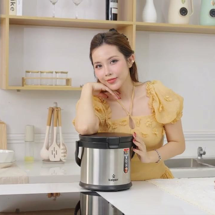 Nồi ủ nhiệt chân không Kalpen E13 dung tích 4.5L chuẩn Đức, bảo hành 24 tháng