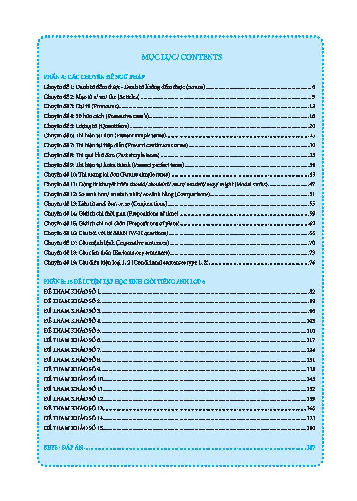 Global Success - Bồi Dưỡng Học Sinh Giỏi Tiếng Anh 6 - Có Đáp Án