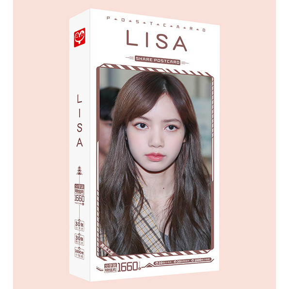 Postcard hộp ảnh Lisa Blackpink