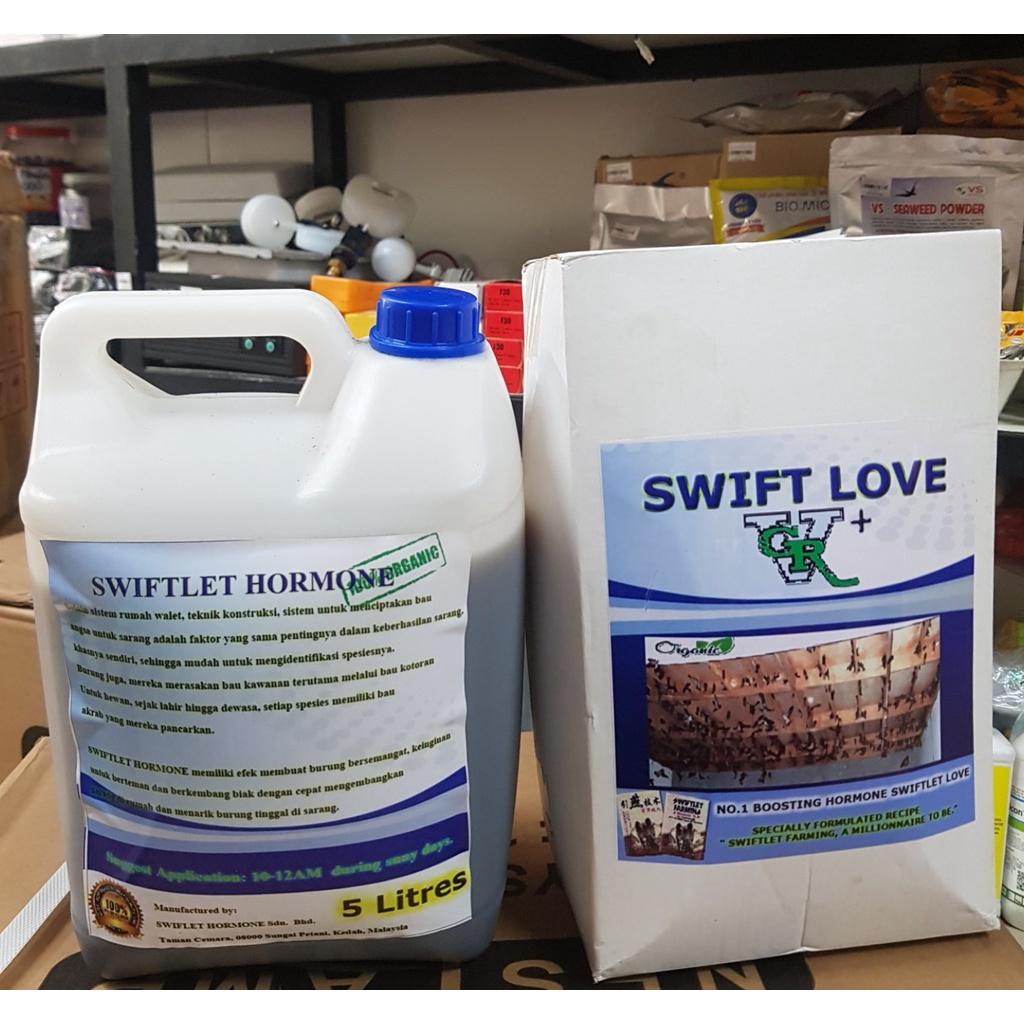 DUNG DỊCH NHÀ YẾN TẠO MÙI VÀ KÍCH THÍCH YẾN BẮT CẶP SWIFT LOVE [5L]