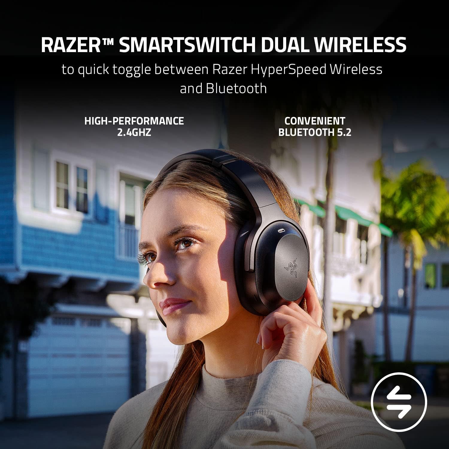 Tai nghe Razer Barracuda Pro-Wireless Gaming Headset with Hybrid ANC_Mới, hàng chính hãng