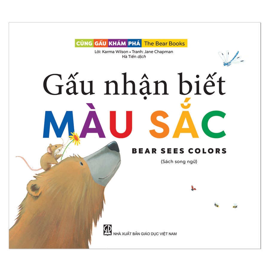 Cùng gấu khám phá -The Bear Books - Gấu nhận biết màu sắc - Bear see colors
