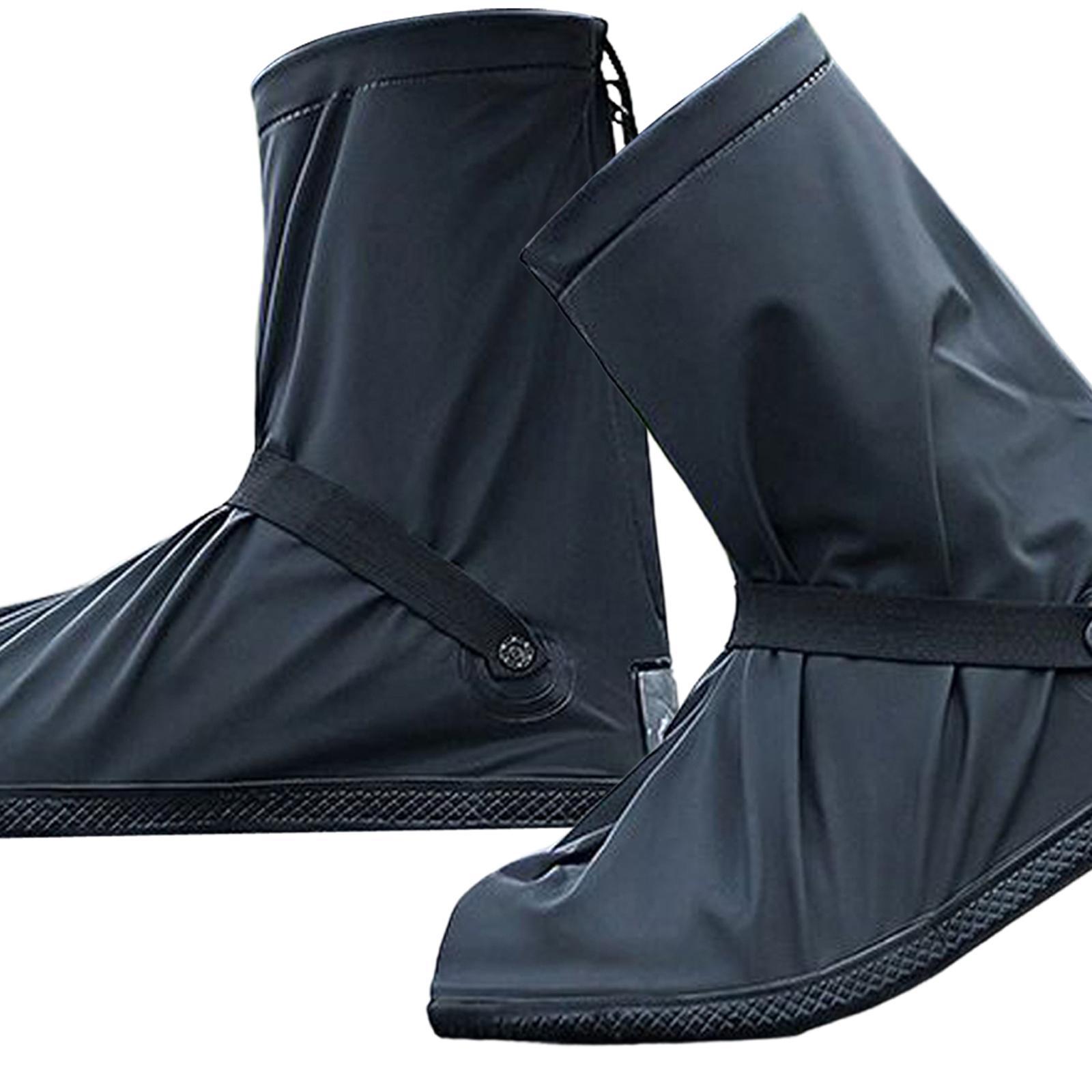 Waterproof Boots Covers ,Rain Shoe Cover, Galoshes ,Foldable ,Slip Resistance ,Shoe Protectors Overshoes Reusable Rain Boots for Fishing Mud Snow