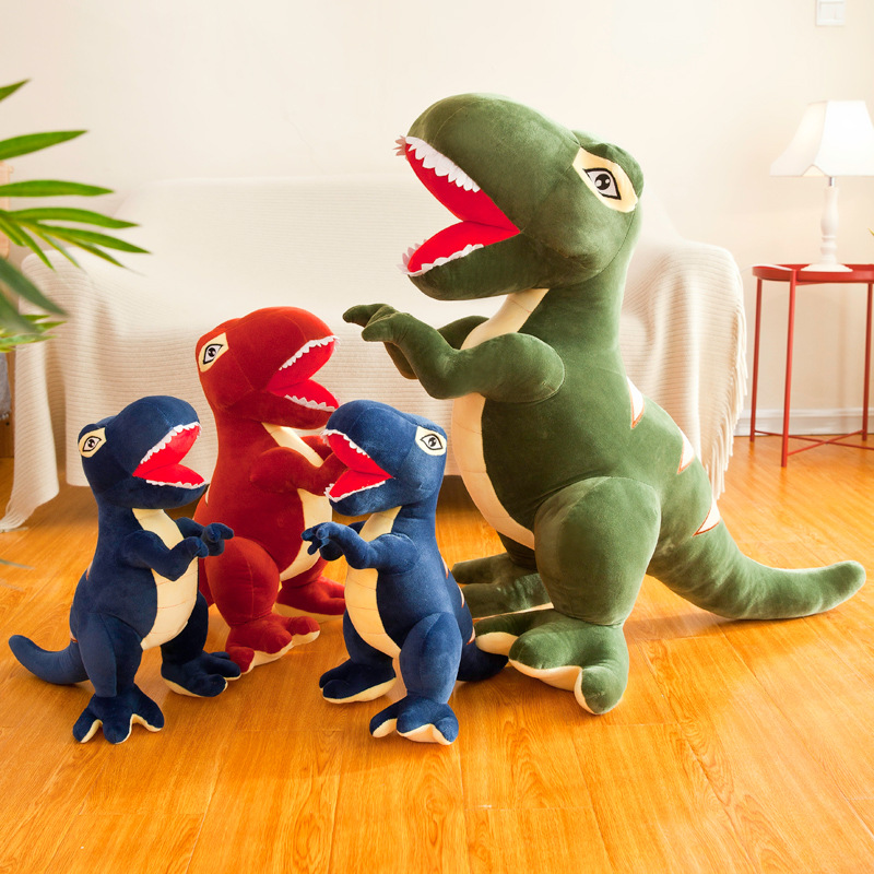Gấu bông khủng long bạo chúa Dinosaur mạnh mẽ siêu ngầu (30cm---&gt;60cm) vải nhung mềm mịn cao cấp, an toàn cho bé
