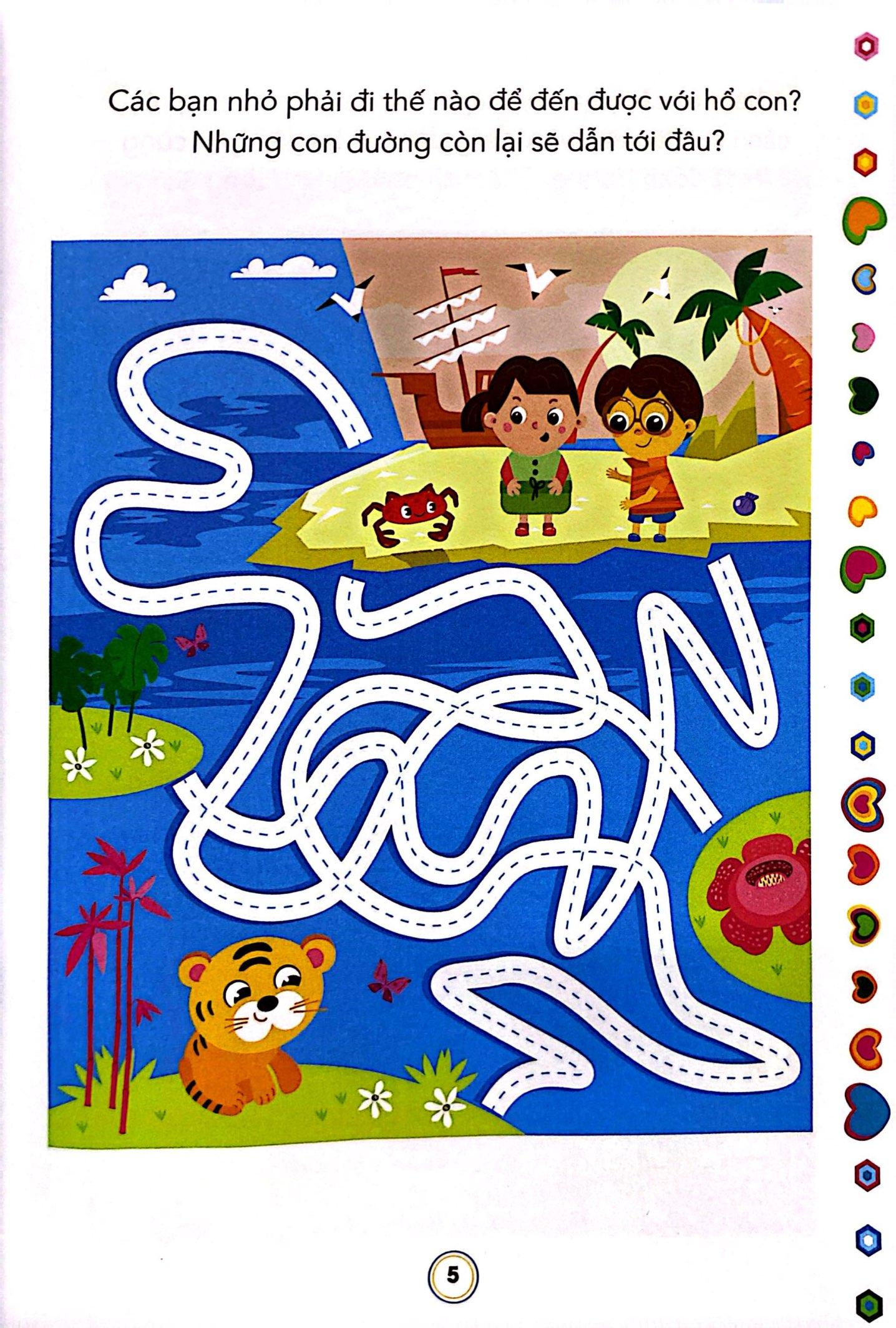 Sách - Rèn Trí Thông Minh - Bé Tìm Đường - Tập 2