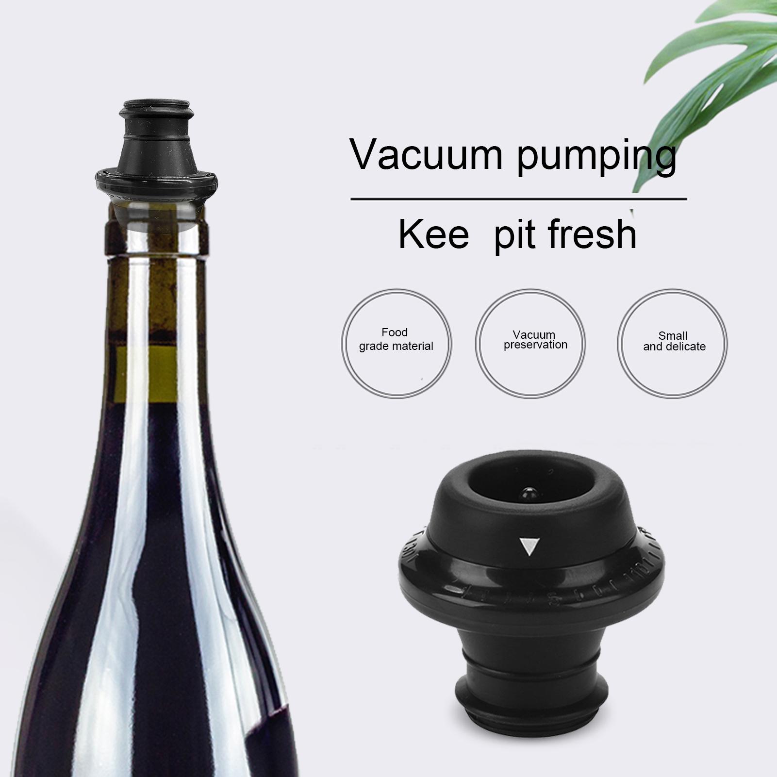 Intelligent Vacuum Fresh Box Bottle Cap Sealer Storage Bag Vacuum Pumping Fresh Keeper Wine Saver Electric Wine Stopper