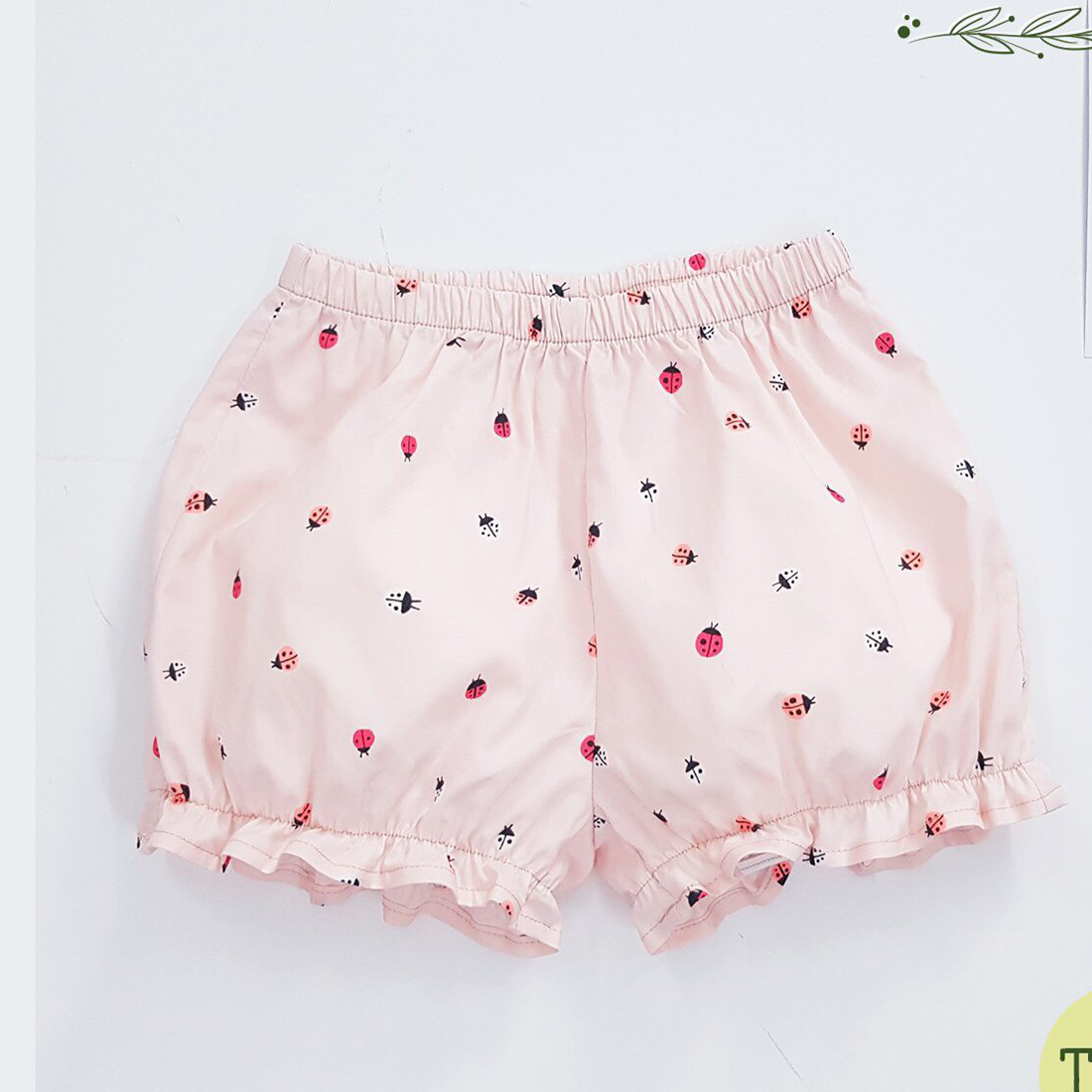 Set bộ đồ cho bé gái 2 dây hồng cánh cam bi set trang phục bé gái thô mịn·từ 1-8T + Tặng kẹp tóc cực xinh