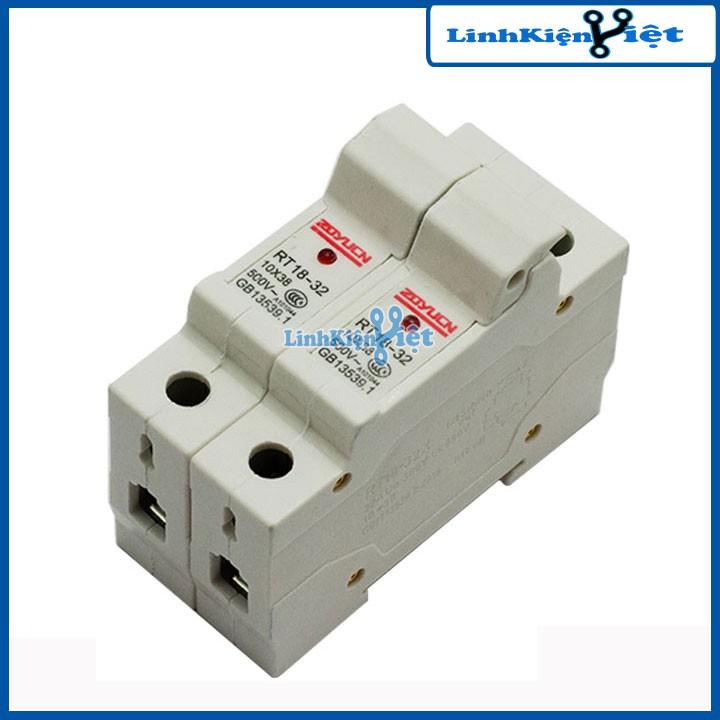 Hộp Cầu Chì RT18-32(X) 10x38mm