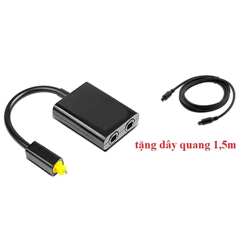 Cáp Chia Cổng âm thanh Quang Optical Từ 1 Ra 2 Cổng TosLink