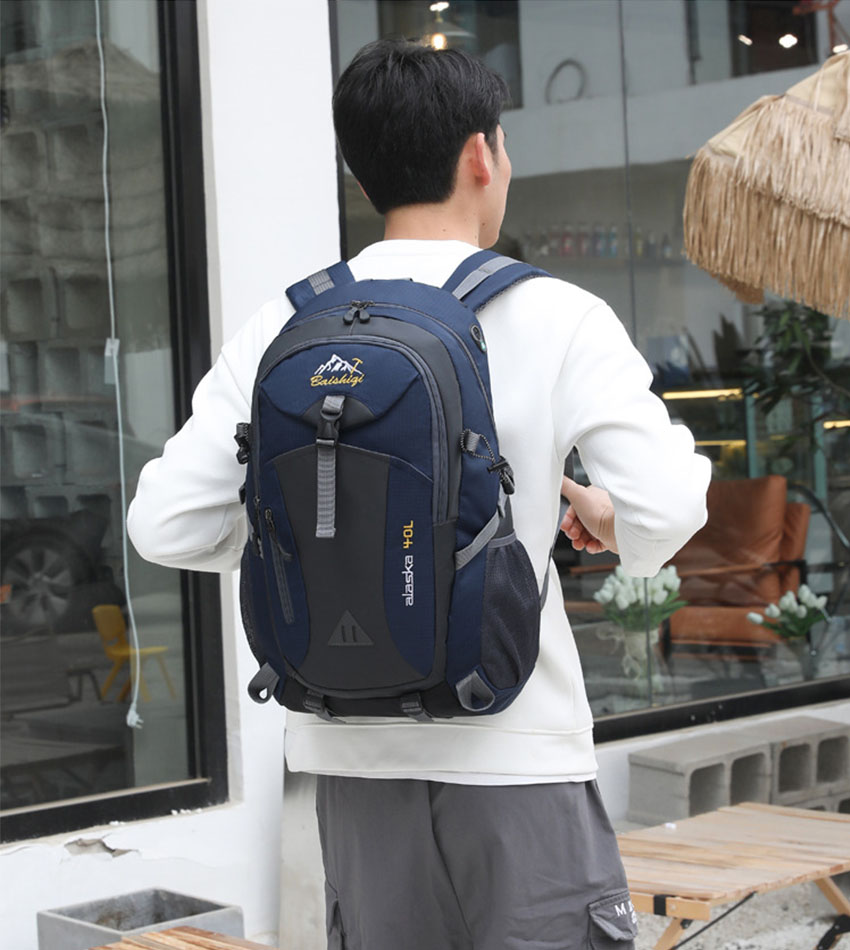 Balo nam nữ B1083 NASI hàng Quảng Châu ba lô laptop 15 inch nhiều ngăn du lịch đi chơi phượt học sinh đi học đi làm công sở
