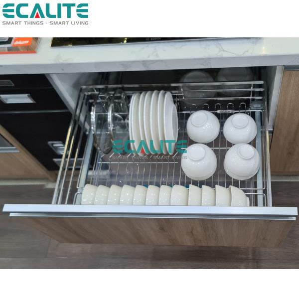 Kệ xoong nồi tủ dưới Pull-out Ecalite EL-EP7003B - Hàng Chính Hãng