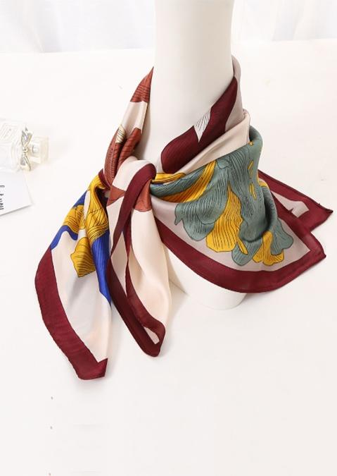 Khăn turban nữ, khăn thắt nơ lụa silk 