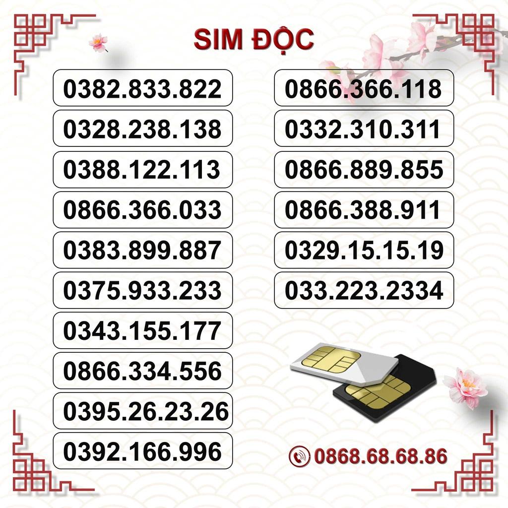 Sim Số Đẹp Sim Độc Đắc, Sim Viettel Trả Trước, Hỗ Trợ Đăng Ký Chính Chủ Khi Nhận Sim-HÀNG CHÍNH HÃNG