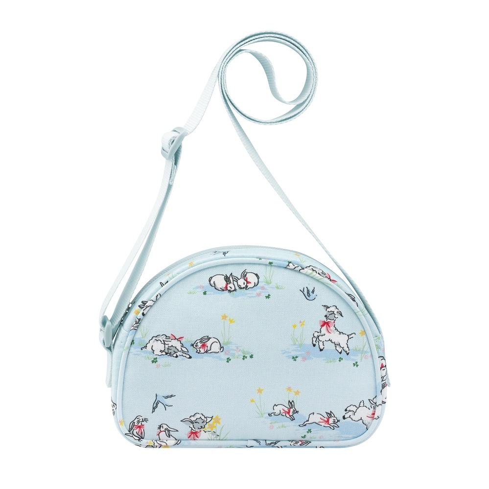 Túi đeo chéo cho bé / Half Moon Cross Body Bag - Spring Bunnies and Lambs