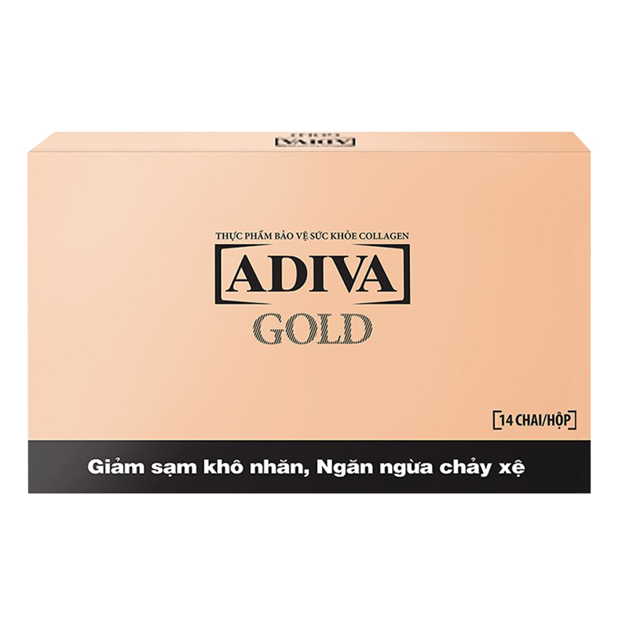 Nước uống làm đẹp Collagen ADIVA Gold (14 lọ x 30ml /hộp)