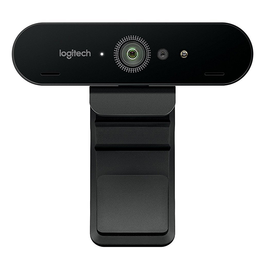 Webcam Logitech BRIO - 4K Ultra HD, tự động chỉnh sáng & lấy nét, mic kép to rõ loại bỏ tiếng ồn, góc rộng 78 độ - Hàng chính hãng