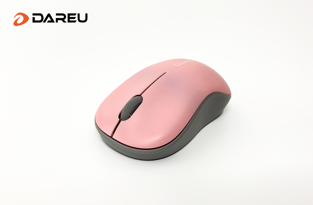 Chuột Không Dây Dareu LM106G Pink (Màu Hồng) - Hàng Chính Hãng