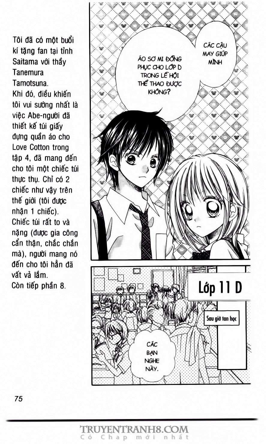 tiệm thời trang, love cotton chapter 27 17