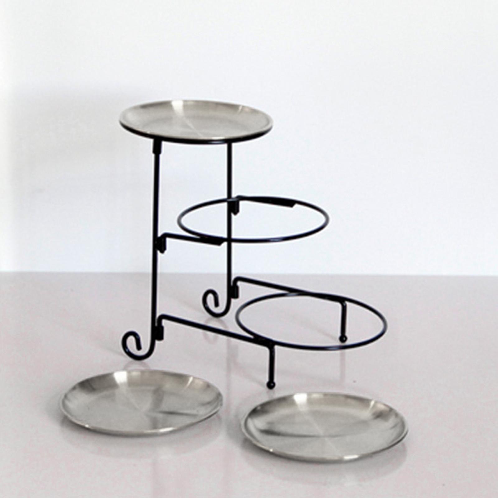 3 Tier Serving Tray   Cupcake Stand Snack Storage Tray for Wedding