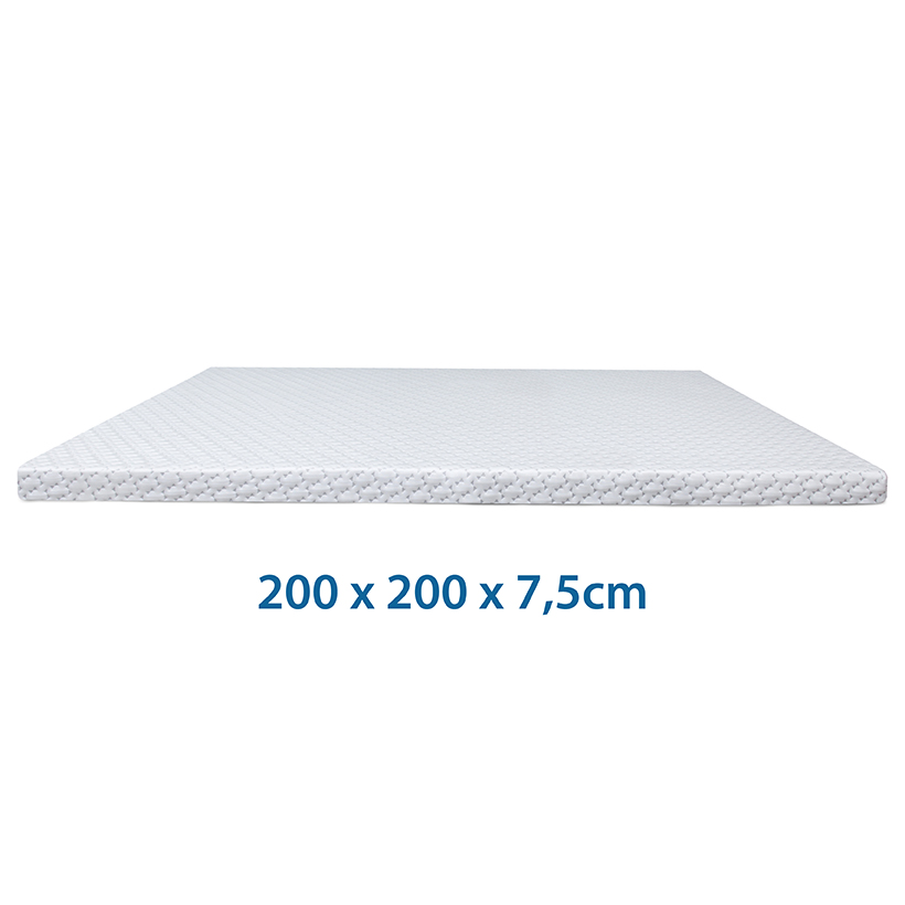 Nệm cao su thiên nhiên Kymdan Deluxe 200 x 200 x 7,5cm SFM