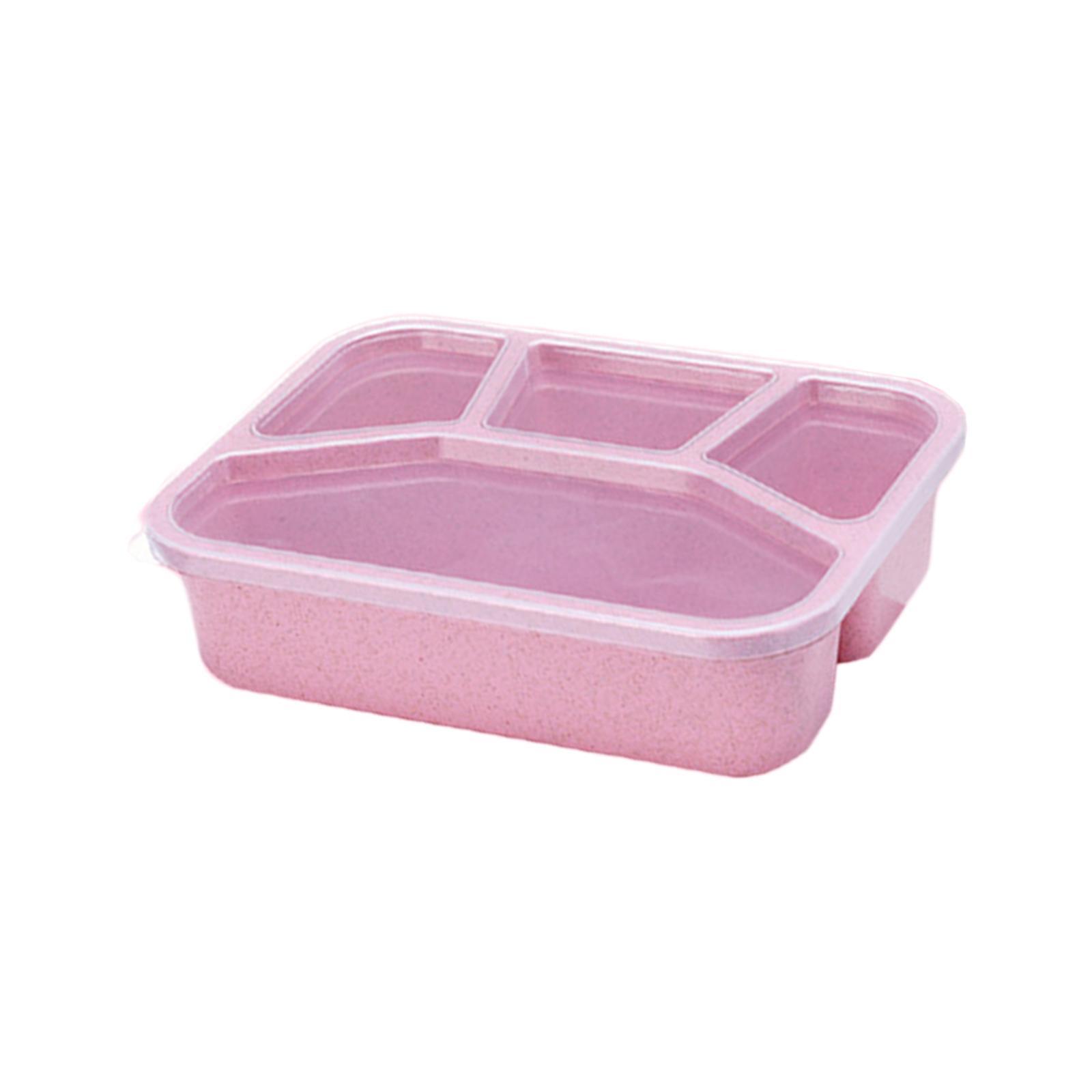 Bento Lunch Box Leakproof Lid Reusable Snack Food Container for Home Kitchen