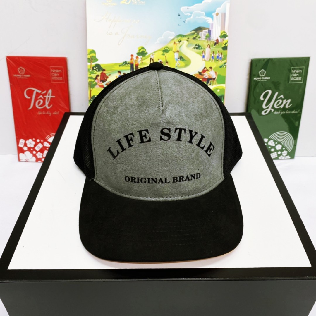 Mũ Lưỡi Trai Nam Nữ In LoGo LIEF STYLE Phối Lưới Thoáng Mát .